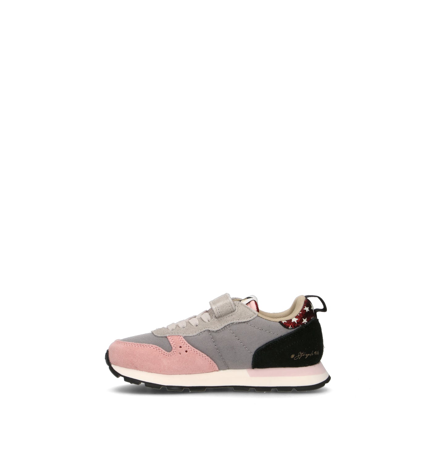 SUN68 Sneaker bimba rosa/grigia