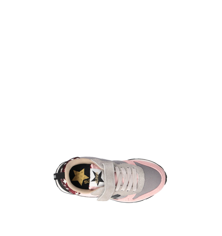 SUN68 Sneaker bimba rosa/grigia
