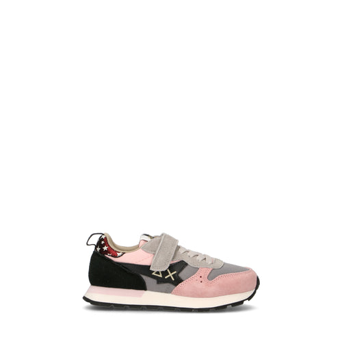 SUN68 Sneaker bimba rosa/grigia