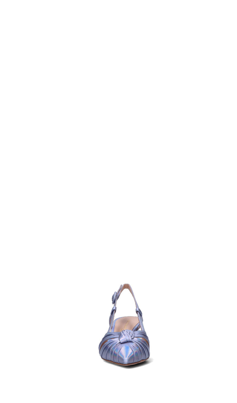 ENZO DI MARTINO Slingback donna lilla in pelle