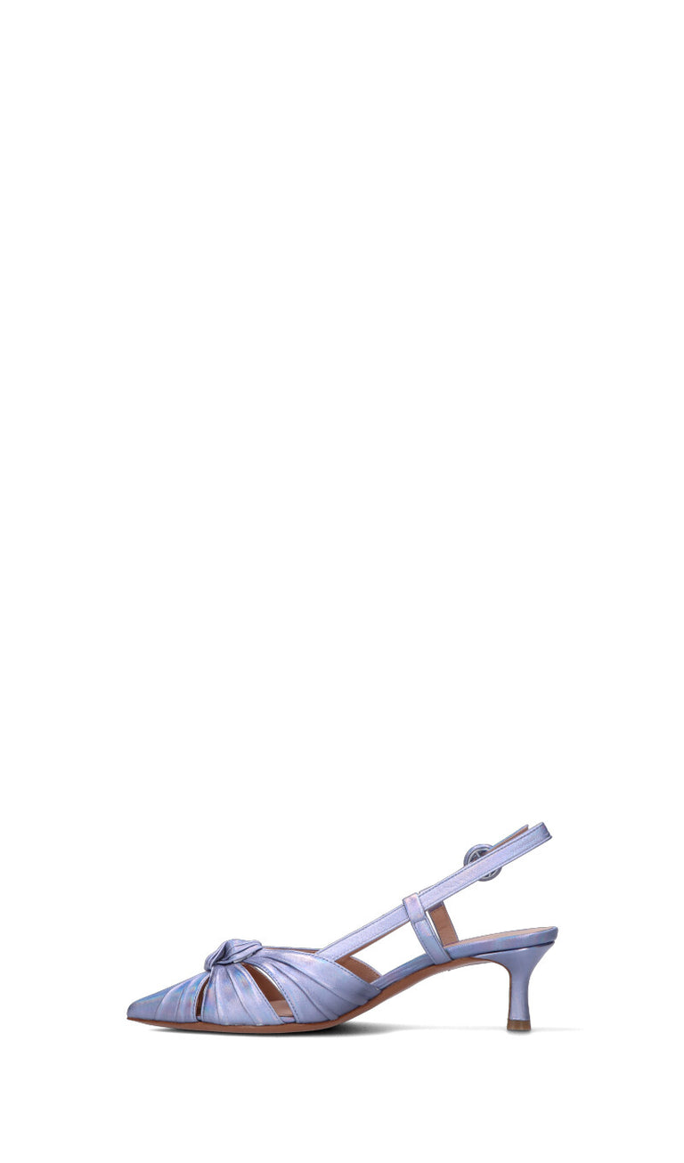 ENZO DI MARTINO Slingback donna lilla in pelle