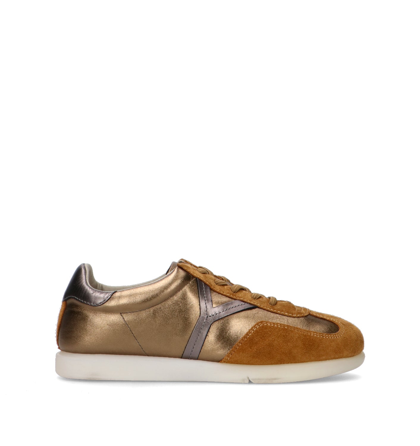 SAYDO Scarpa comfort donna oro in pelle