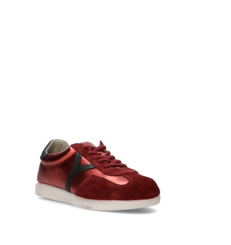 SAYDO Scarpa comfort donna rossa in pelle