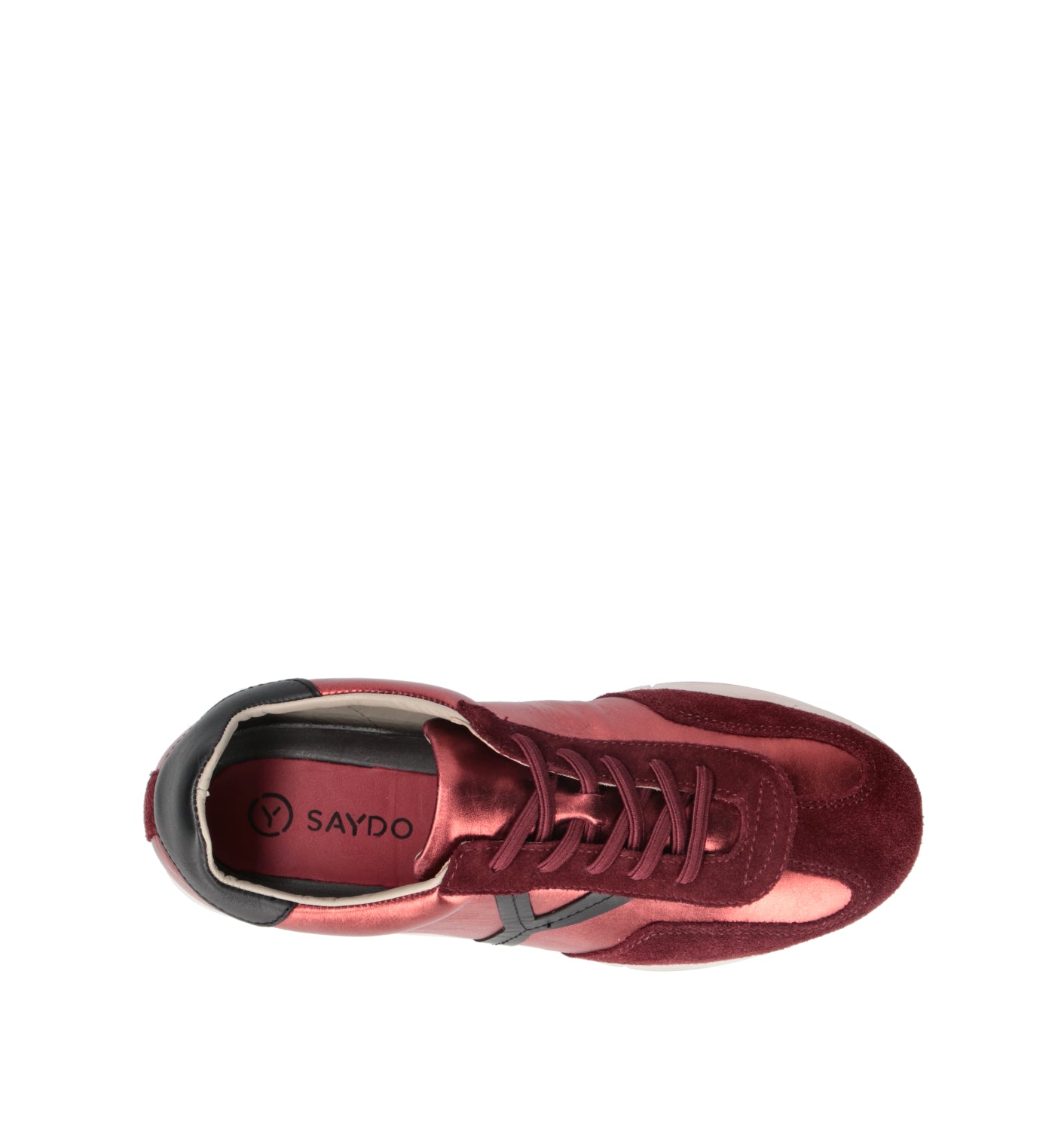 SAYDO Scarpa comfort donna rossa in pelle