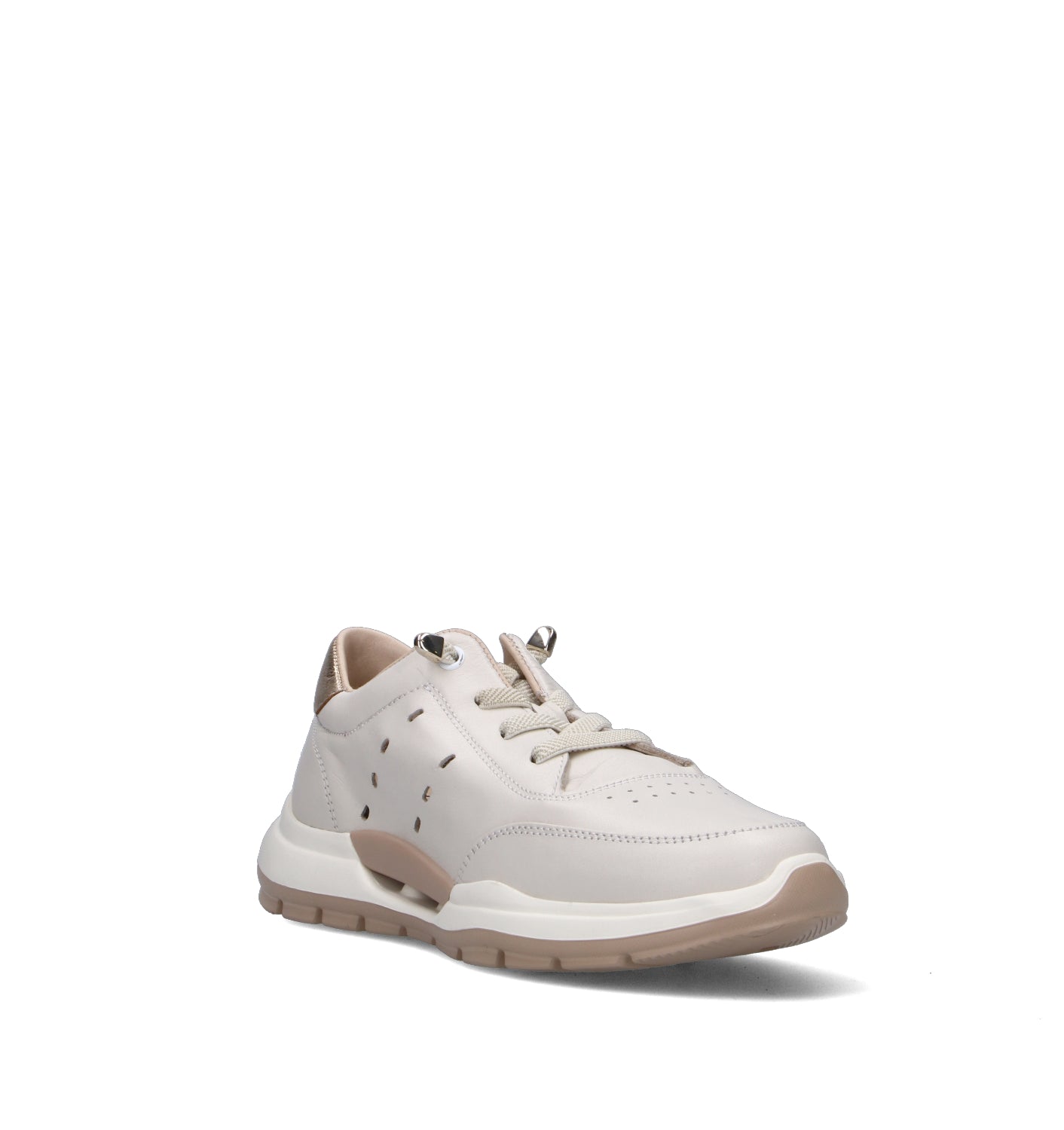 WAVE Sneaker donna bianca in pelle