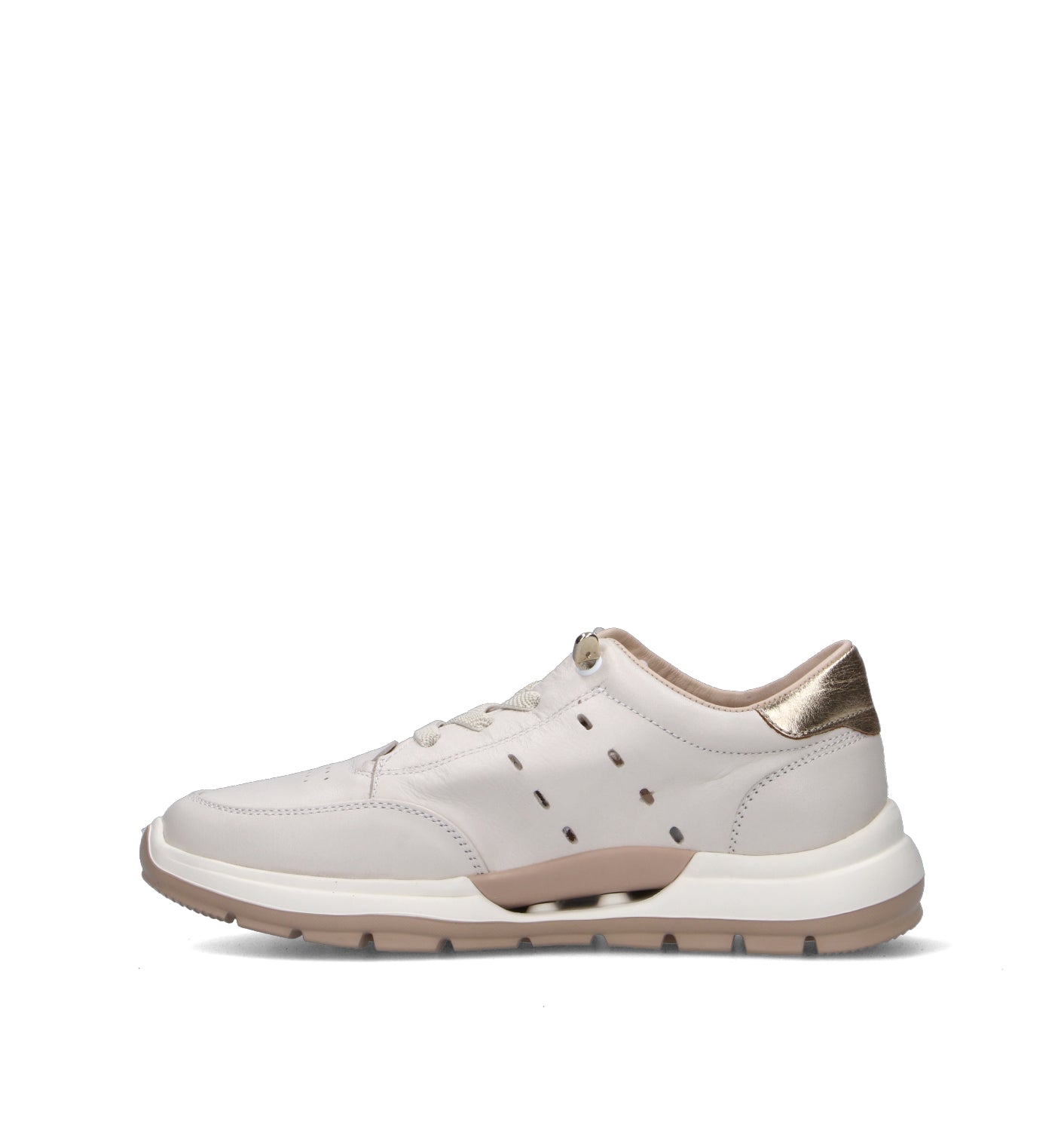 WAVE Sneaker donna bianca in pelle