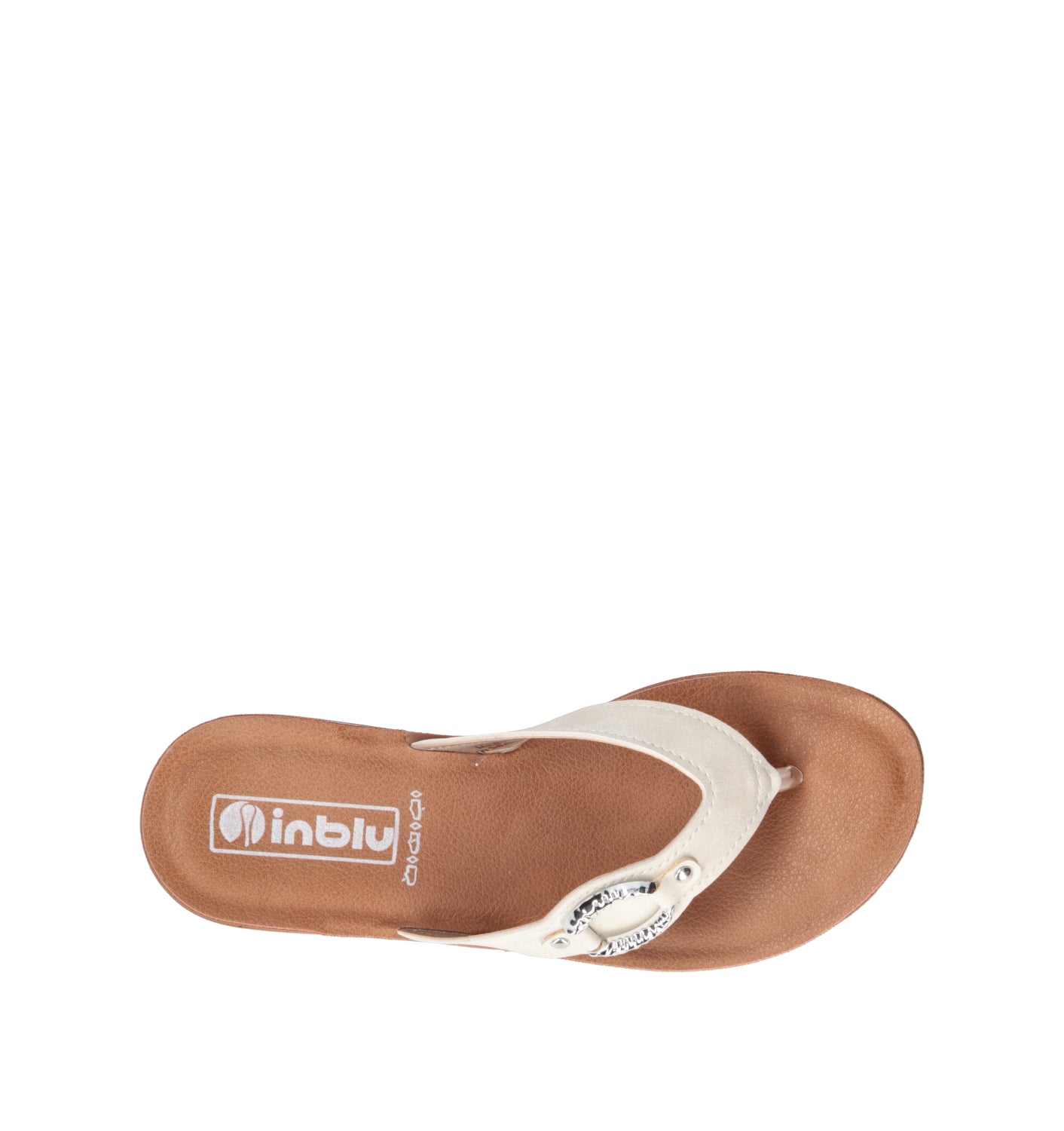 INBLU Ciabatta donna bianca