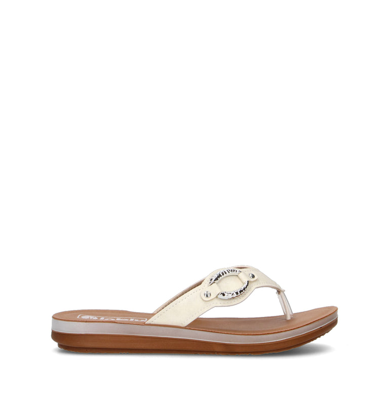 INBLU Ciabatta donna bianca