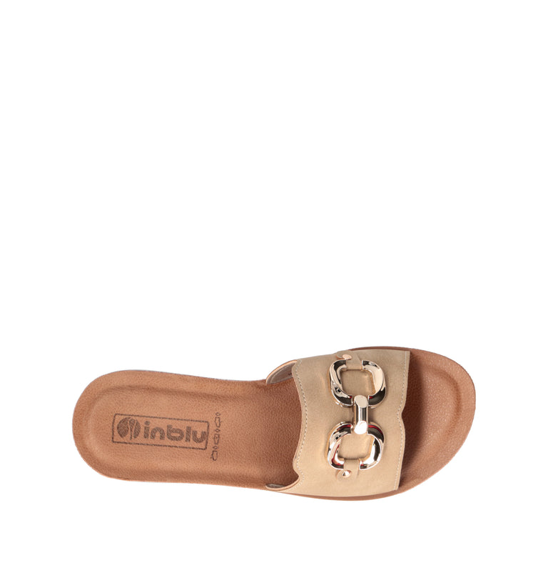 INBLU Ciabatta donna beige