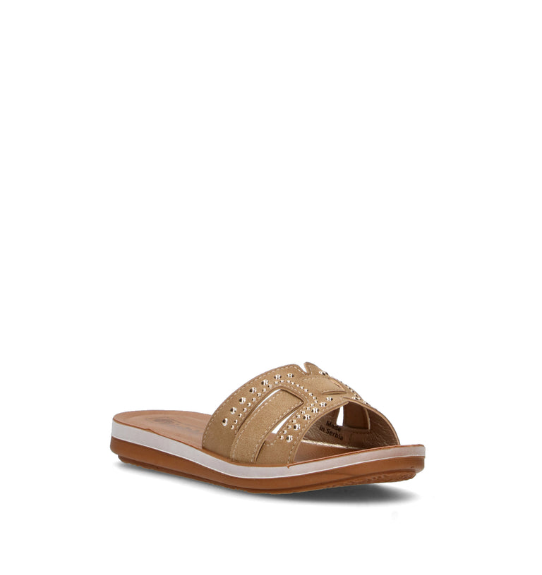 INBLU Ciabatta donna beige