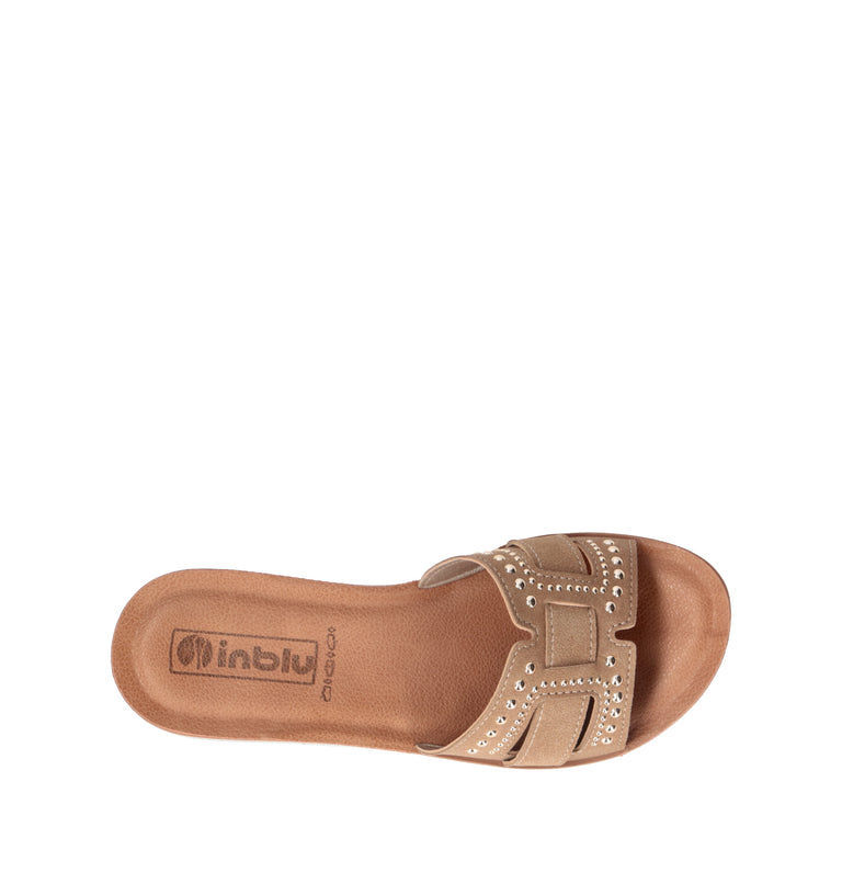 INBLU Ciabatta donna beige
