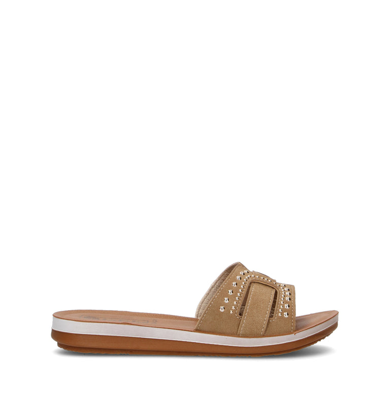 INBLU Ciabatta donna beige