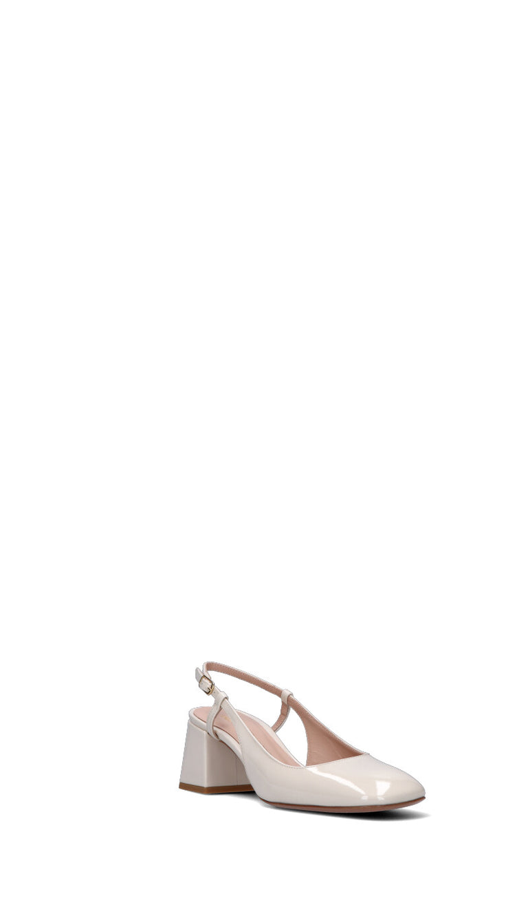 ENZO DI MARTINO Slingback donna bianca in pelle